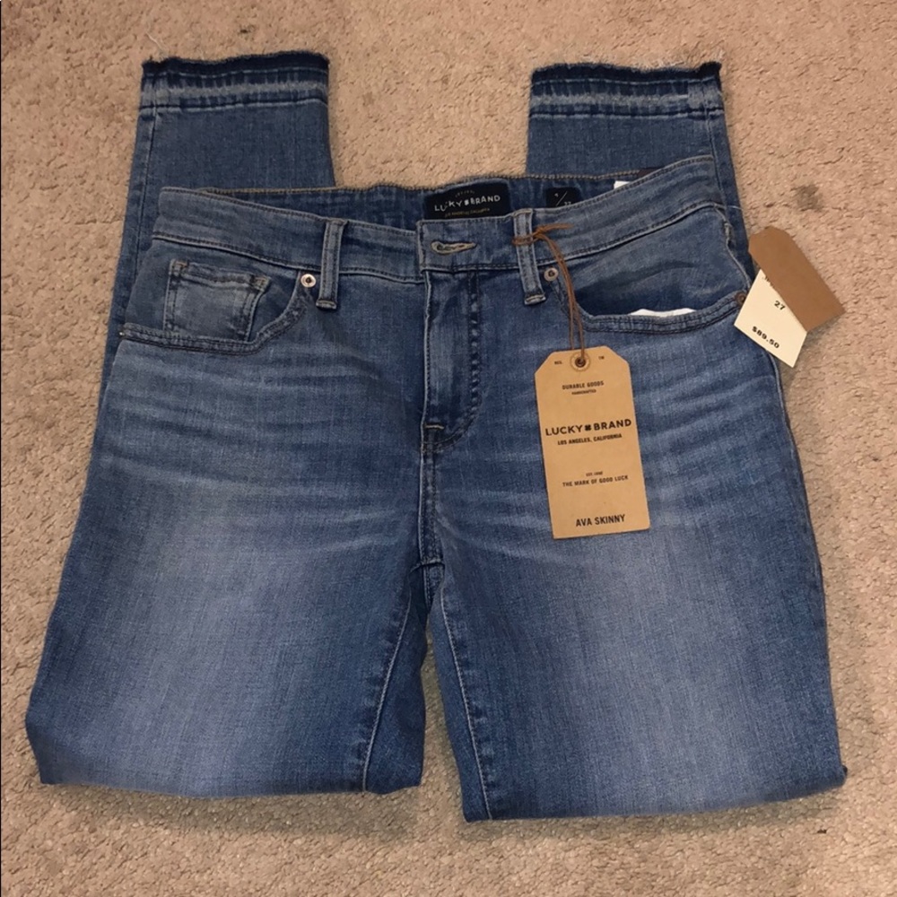 Lucky Brand Ava Skinny Size 27/4 NWT